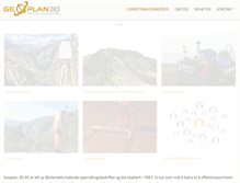 Tablet Screenshot of geoplan3d.no